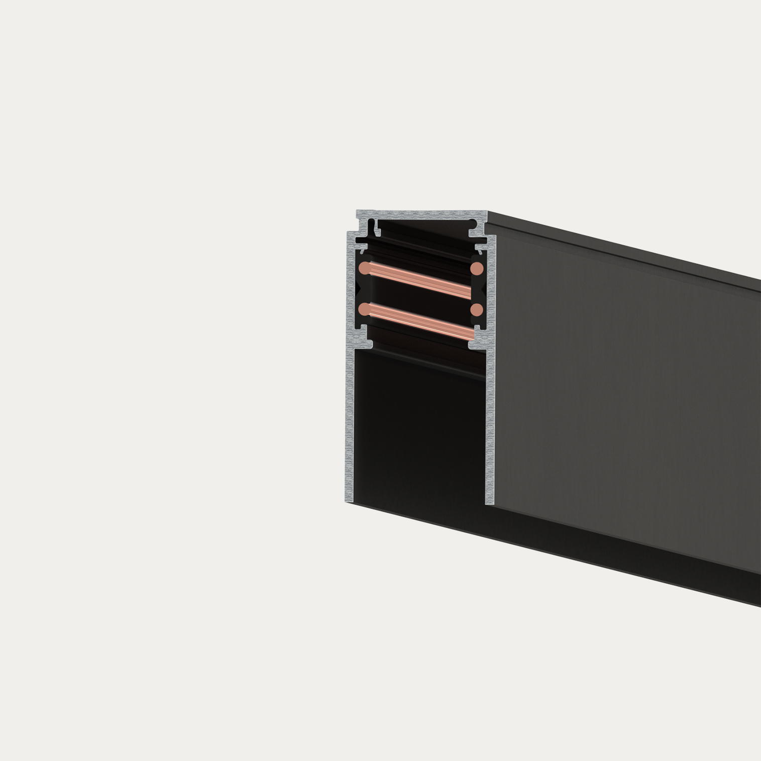 [AC-DN120] 48V SURFACE MOUNTED DEEP PROFILE TRACK